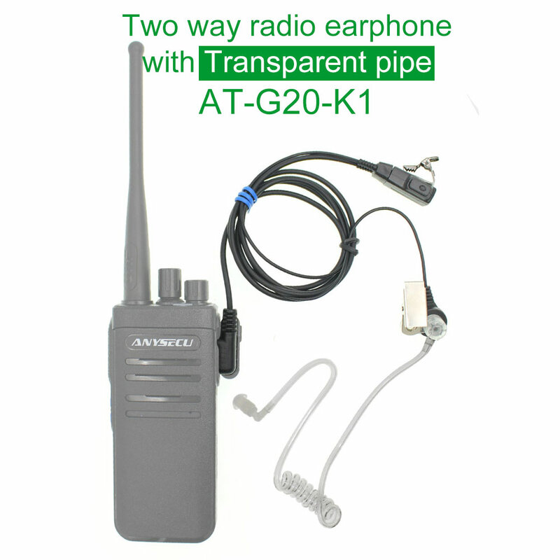 2 個エアチューブ 4g AT-G2.0-K1 有線エアチューブイヤホン K1 トランシーバー用 UV-82 UV-5R BF-888S KD-C1plus K1 プラグラジオ
