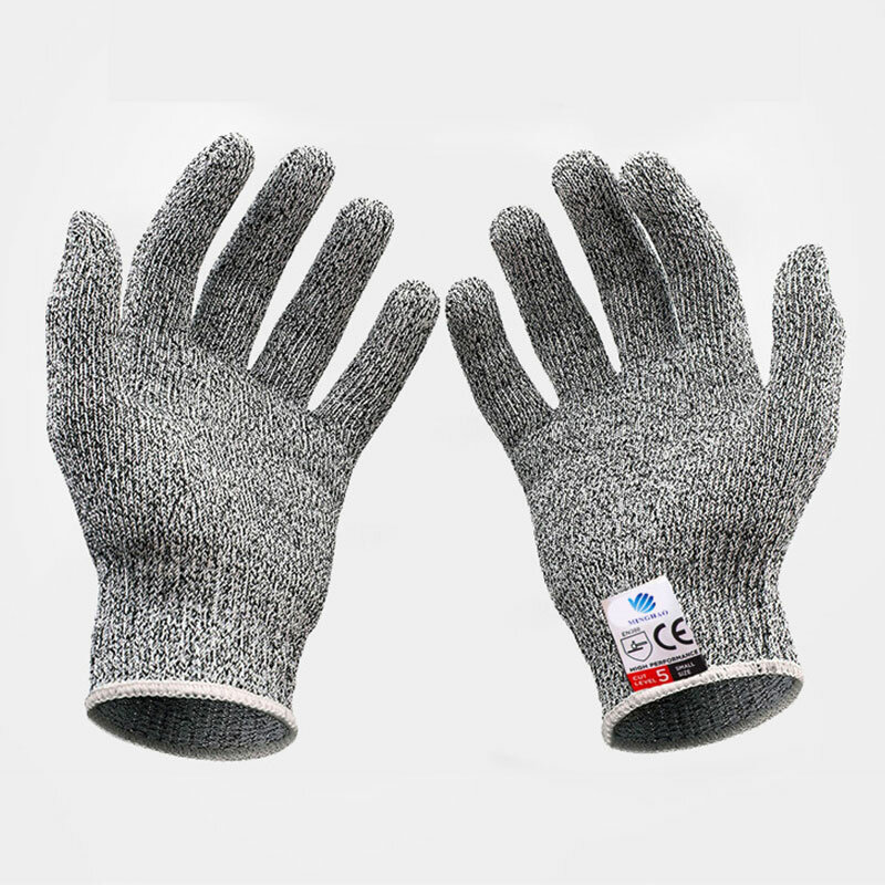 Anti-cut Gloves Working Safety Glove Man Cut Proof Kitchen Butcher Cut Heat Stab Resistant Fire Hand Gloves Durable Self Defense