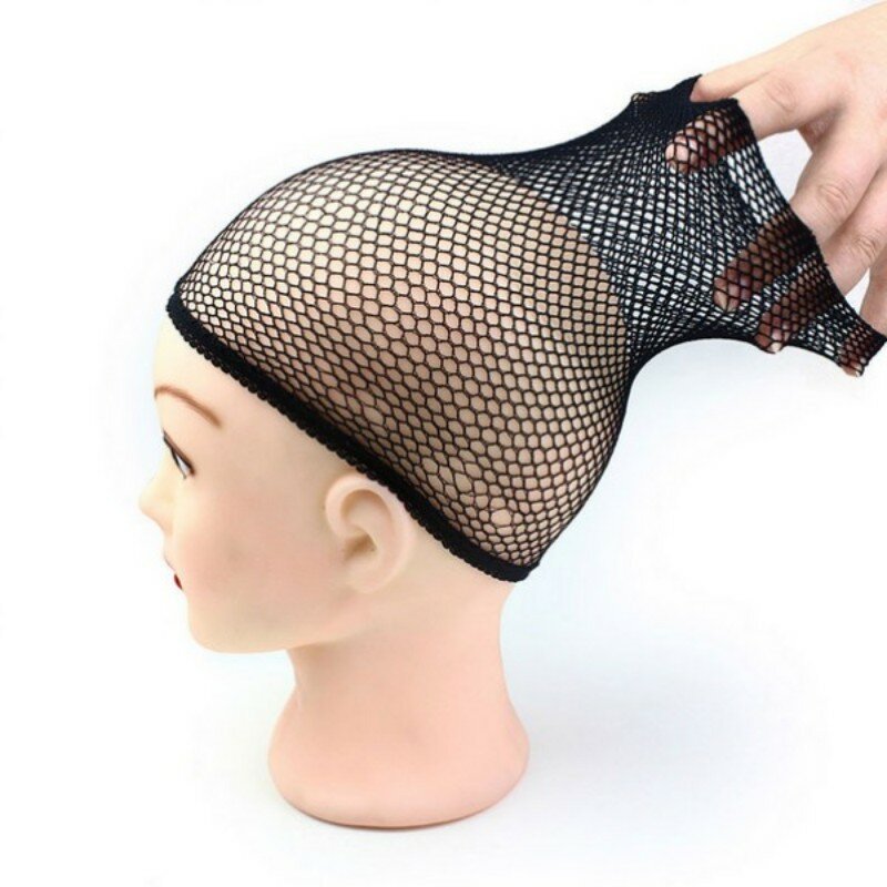 20 PCS/Lot New Fishnet Wig Cap Stretchable Elastic Hair Net Snood Wig Cap Hair Net Breathable Stretch Liner