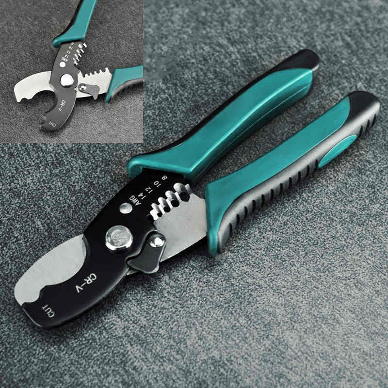 Multifuntional Wire Stripper Cable Cutting Scissor Stripping Pliers DIY Wire Cutting Tools