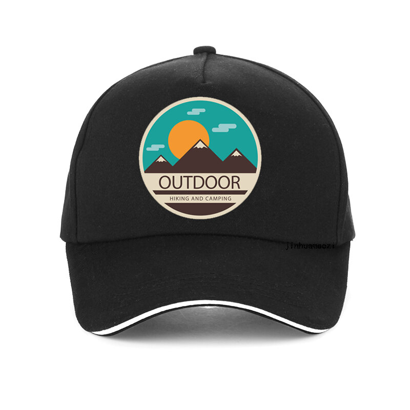 Zomer outdoor wandelen en kamperen cap Unisex Cartoon print Baseball Cap 100% Katoen Hoge Kwaliteit verstelbare Snapback hoed