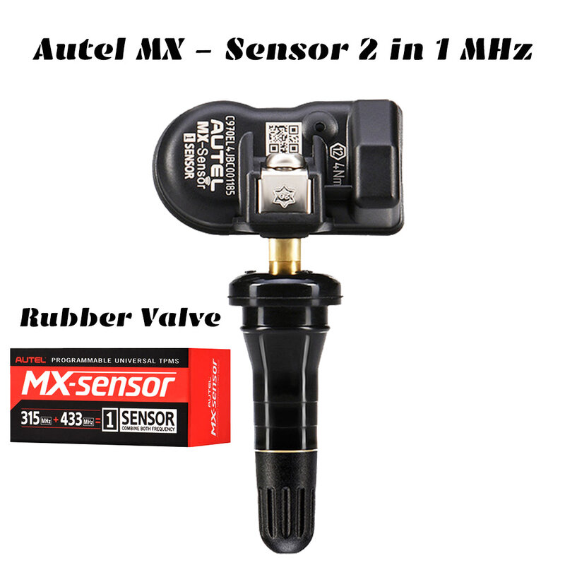 Autel-Tester Monitor De Pressão Dos Pneus, Sensor MX, Sensor TPMS, Ferramentas De Reparo, Scanner MaxiTPMS Pad, 433 315MHZ