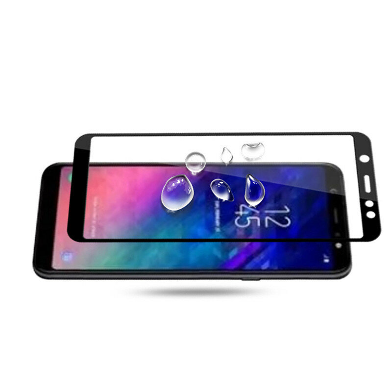 3d lámina protectora de pantalla claro 9h Cristal blindado diapositiva para Samsung Galaxy a6 plus a6 