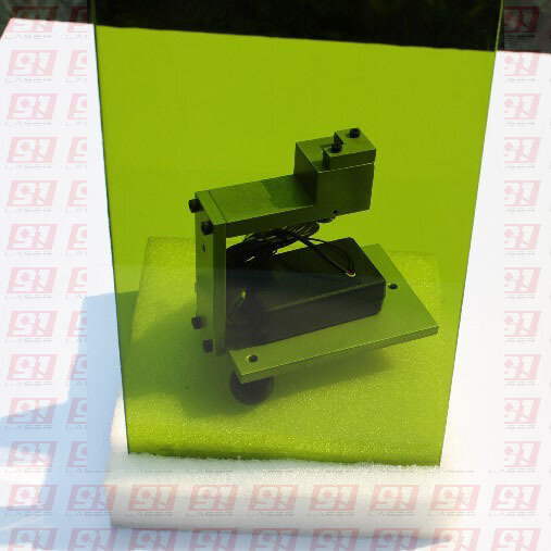 YAG-ventana de seguridad láser 1064nm, tamaño 100mm x 200mm, espesor 5mm, O.D 5