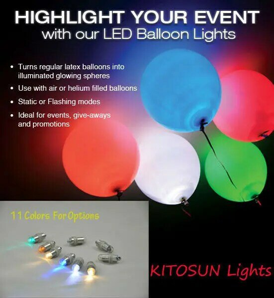 10 Stks/partij Event Party Mini Ballon Licht Voor Kerstversiering Papier Lantaarn Lichten Onderwater Licht