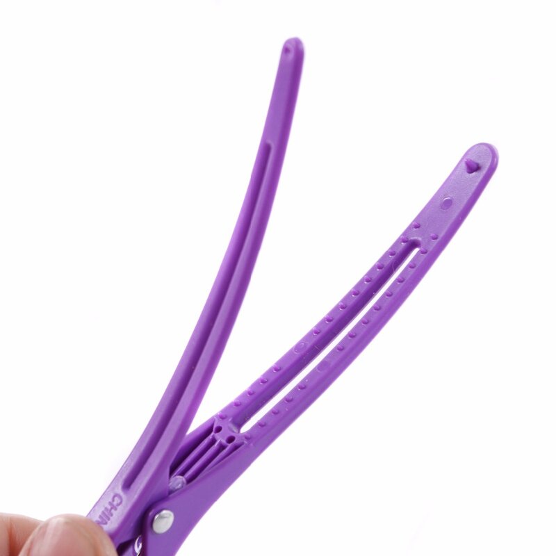 6pcs Hair Styling Section Clip Hair Clips Duck Mouth Salon Hairdressing Clips Flat Accessories Hair Cutting Tools