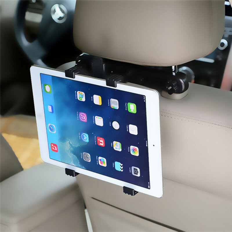 Автомобильный держатель планшета для iPad, телескопический держатель для подушки, подставка для планшета, кронштейн для крепления на подголовник автомобильного сиденья 7-11 дюймов