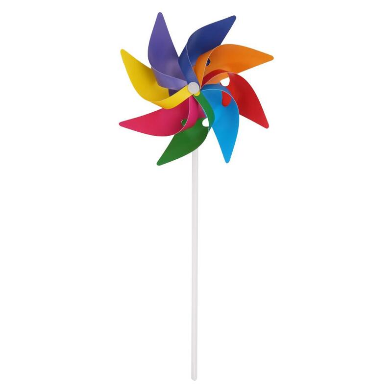 Garden Yard Party Camping Windmill Wind Spinner Ornament Decoration Kids Toy New