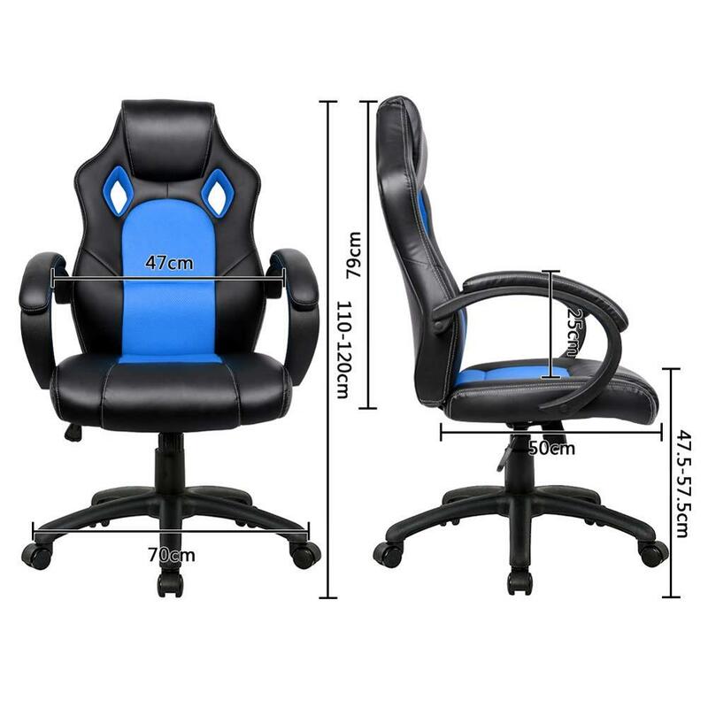 Gaming Chair Heart High Back Office Chair Desk Racing Reclining PC Computer Chair Swivel  A35