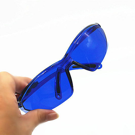Óculos ipl para operador de beleza, luz protetora e de segurança com laser vermelho, com luz hoton colorida, óculos de segurança 200 a nm