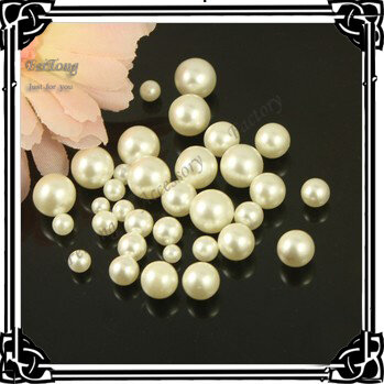 Wholesale DIY Plastic Pearls with hole Various specifications