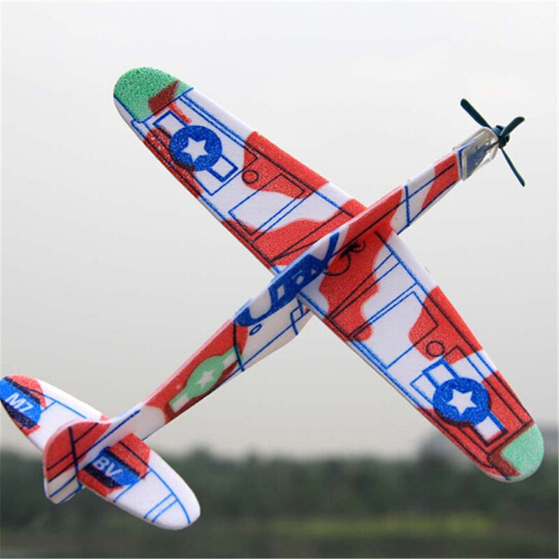 Epp Schuim Hand Gooien Vliegtuig Outdoor Lancering Zweefvliegtuig Vliegtuig Kids Gift Toy 19Cm Interessant Speelgoed