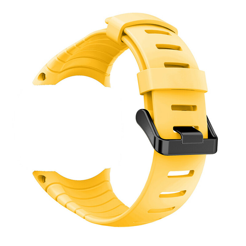 นาฬิกาซิลิโคนนุ่มสำหรับ Suunto Core สายรัดข้อมือกีฬาด้วย Clasp โลหะสำหรับ Suunto Core Smartwatch อุปกรณ์เสริม