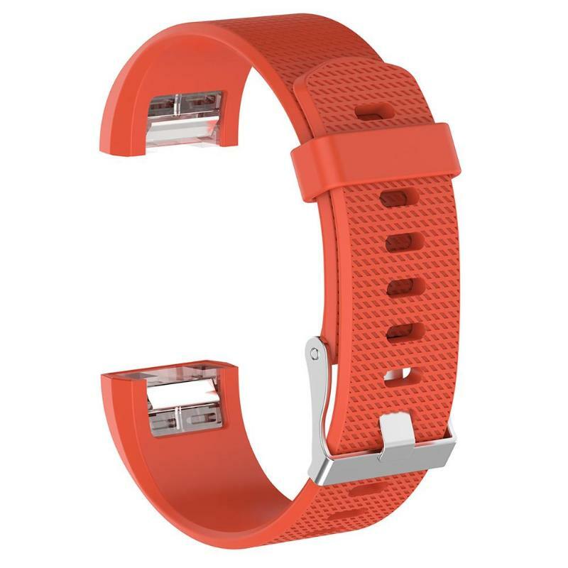 Pulsera deportiva de silicona suave correa de reemplazo de correa de reloj de pulsera para Fitbit Charge 2 pulsera correa de reloj promoción