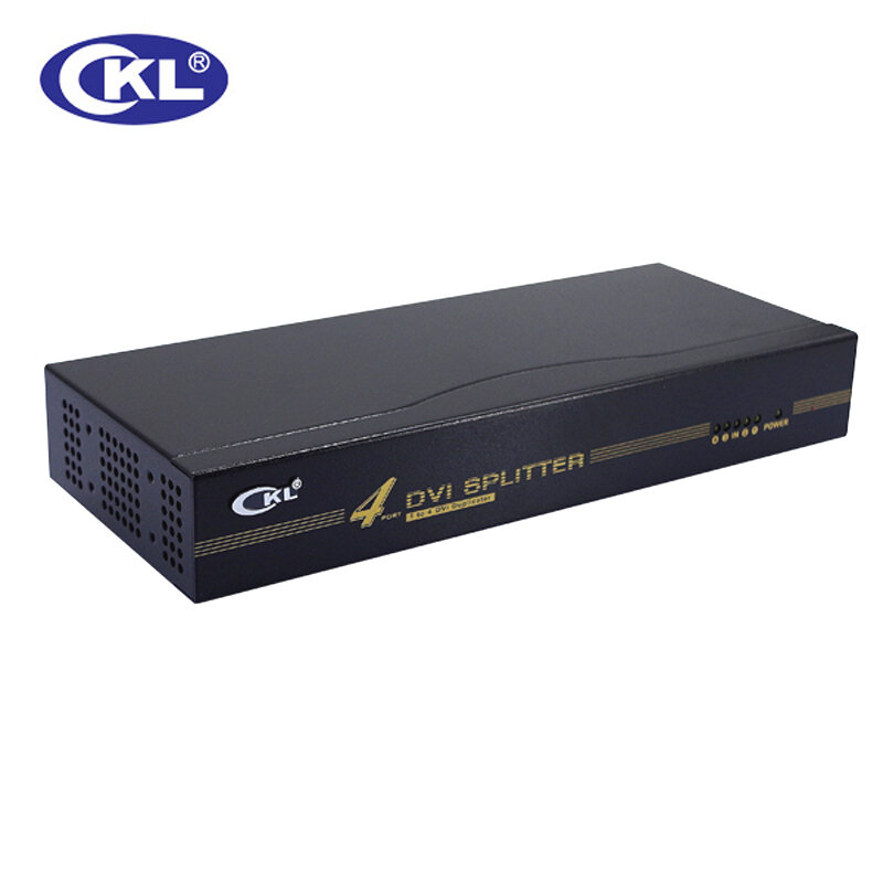 CKL DVI-94E 4พอร์ตDVI Splitter 1x4 DVIแยกกล่อง