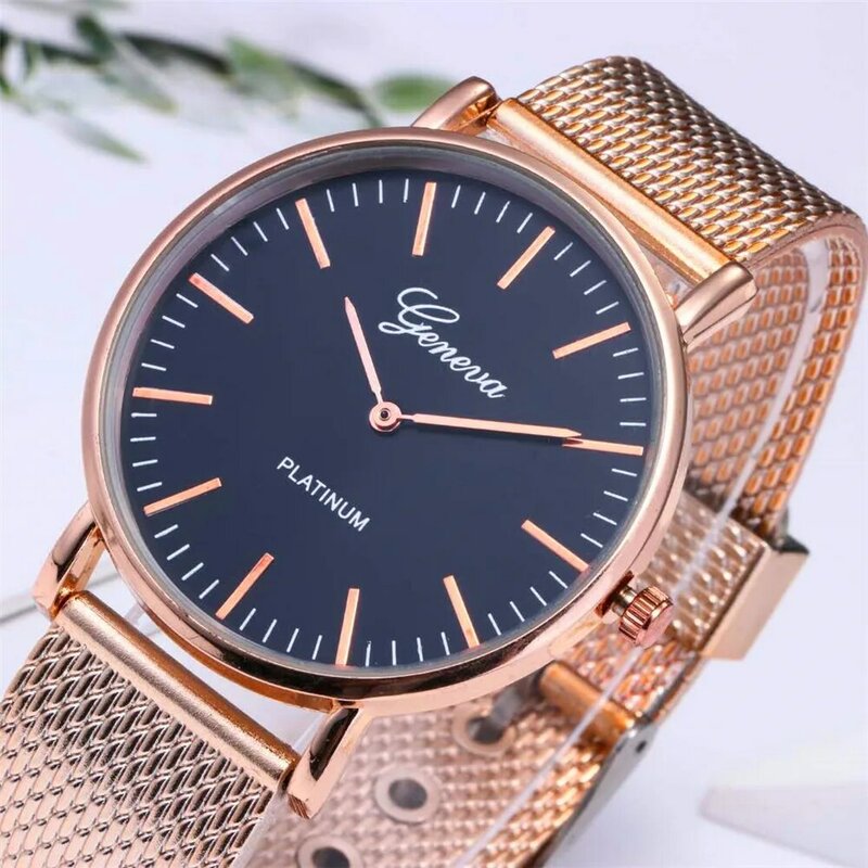 Relojes de mujer Bayan Kol Saati, reloj de pulsera de moda en oro rosa y plata, reloj de pulsera de lujo para mujer, reloj de pulsera de Marca Top, regalo femenino