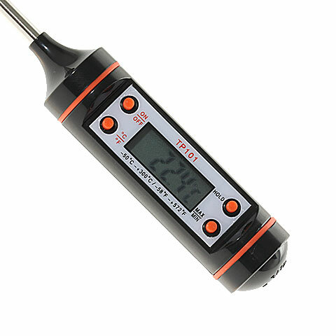 Termómetro Digital para carne, Sensor de temperatura, termopar, para cocina, barbacoa, agua, leche, aceite, líquido, horno