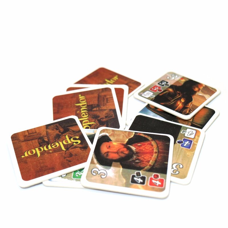 Splendor Gioco Da Tavolo Inglese completa versione scatola di cartone di Investimento e di Finanziamento Famiglia che gioca gioco di carte