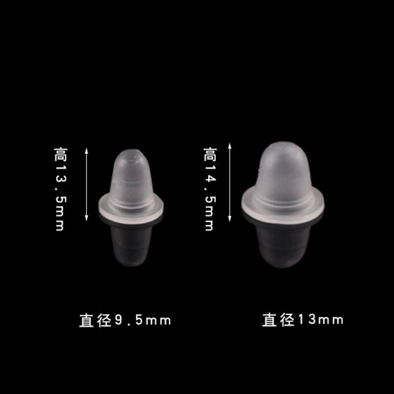 S/M Größe Silikon/Kunststoff Permanent Make-Up EyebrowTattoo Tinte Tassen Microblading Pigment Caps 100pcs/tasche