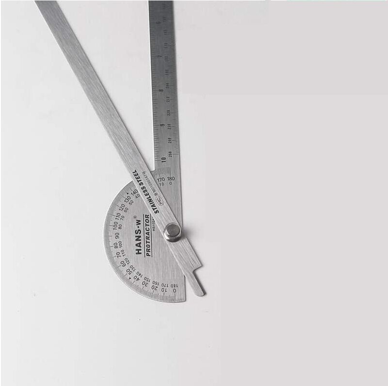25 cm Goniometer Herrscher Winkel Messwerkzeug Winkelmesser Finder Transferidor de grau HS1024C