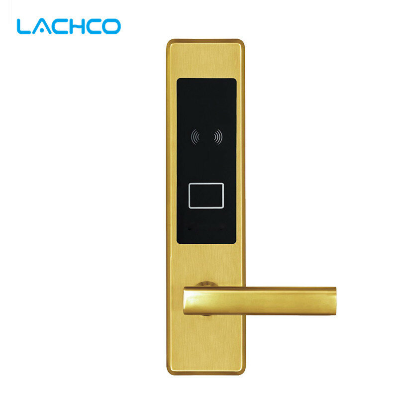 LACHCO 電子 RFID カードドアロックキーロックのホームホテルのアパートオフィススマートエントリーラッチデッドボルト L16020SG