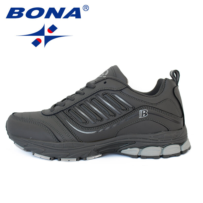BONA nowy najbardziej popularny styl mężczyźni buty do biegania buty do chodzenia na zewnątrz wygodne buty sportowe mężczyźni dla sportu darmowa wysyłka