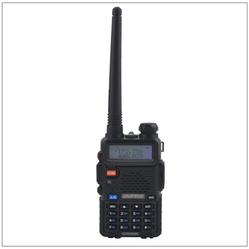 Rádio walkie-talkie de 8w dualband baofeng, walkie-talkie de alta potência, 136-174/400-520mhz, dois sentidos, com fone de ouvido grátis