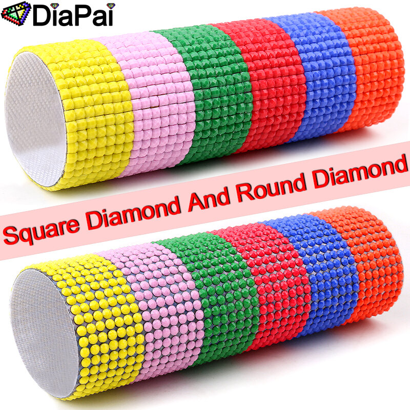 DiaPai-pintura de diamante 5D DIY "pájaro Animal", cuadrados o redondos de imitación bordado de diamantes, estilo punto de cruz, decoración 3D, A22290, 100%