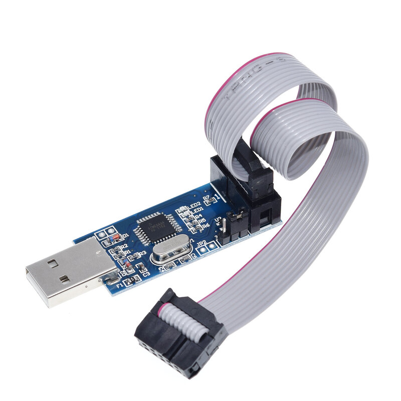 1 Chiếc USBASP USBISP AVR Lập Trình Viên USB ISP USB ASP ATMEGA8 ATMEGA128 Hỗ Trợ Win7 64