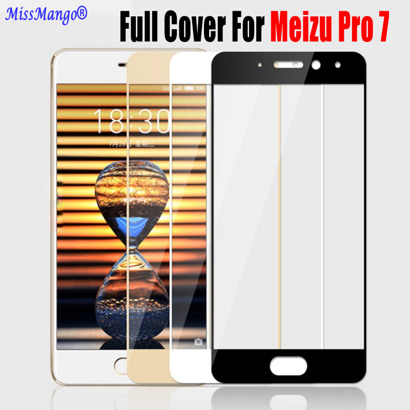 Vanguardia casos ® 9 H HD protector de pantalla de vidrio templado Meizu Pro 7 X 5