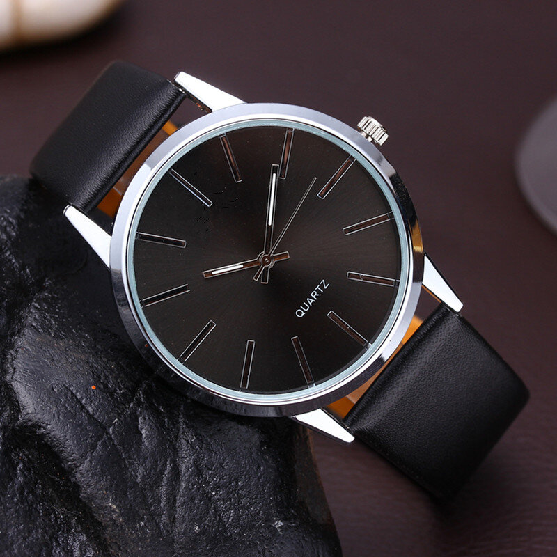 Montre-bracelet en cuir pour hommes, marque de luxe, horloge, Relogio Masculino, mennen Erkek Saat Hodinky