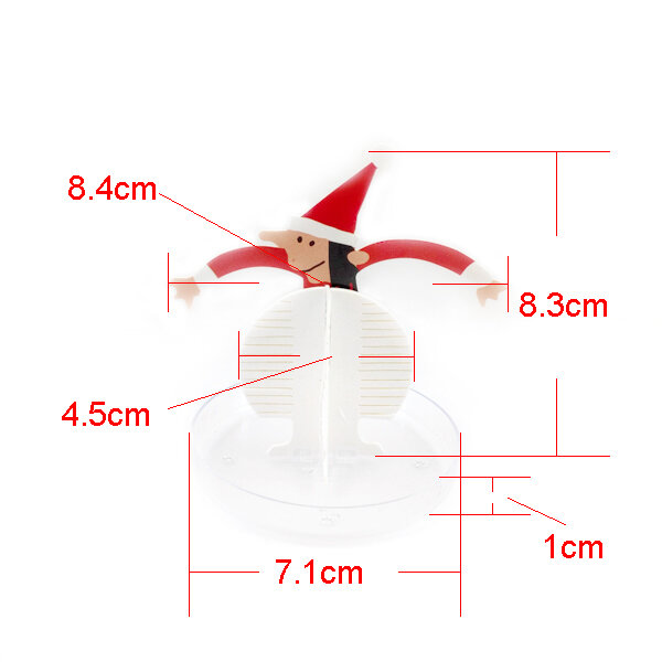 2019 7 × 9 × 5センチメートルカラフルなは魔法のエルフ木diyマジック成長紙サンタクロースツリークリスマスウィザード科学子供のおもちゃ2個