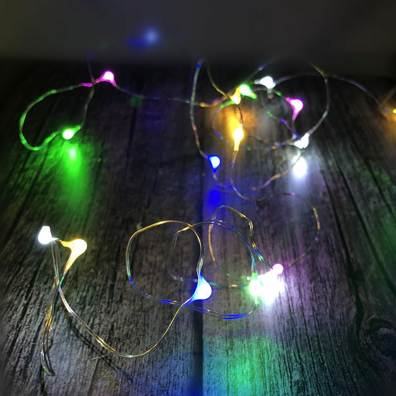 Cadena de luces LED impermeables, Mini luces de hadas para Navidad, fiesta de vacaciones, jardín, dormitorio, decoración de boda, lámpara interior al aire libre