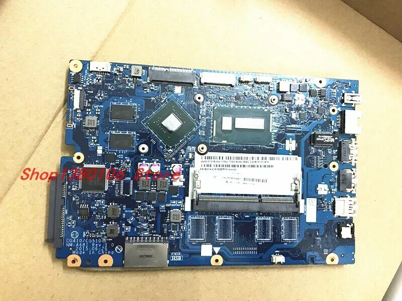 5B20K25385สำหรับ Lenovo 100-15IBD CG410/CG510 NM-A681เมนบอร์ด SR27G I3-5005U CPU 920M 1GB GPU