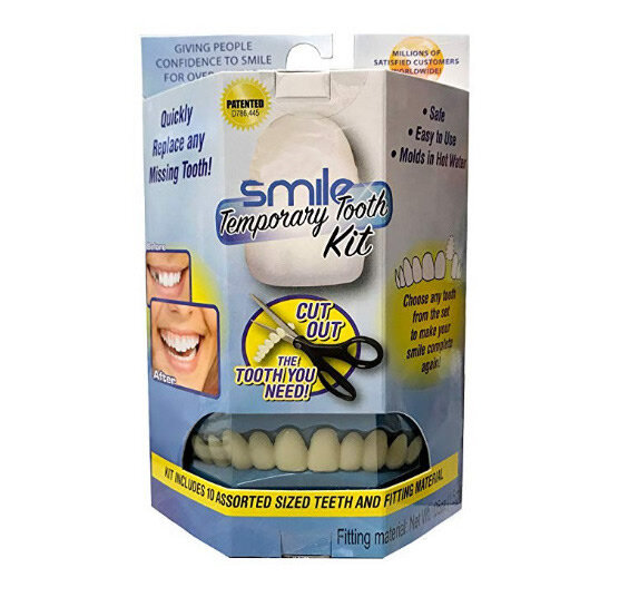 Dental Veneers Für Zähne Falsche Lächeln Veneers Abnehmbare Veneers Auf Zähne Lächeln Temporäre Zahn Fix Kit Natürliche Farbe
