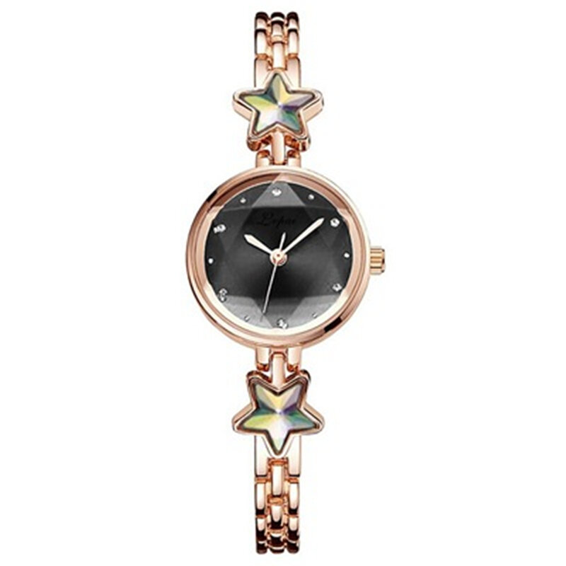 Reloj de pulsera de plata fino de lujo de aleación de cristal relojes de pulsera de mujer de marca de moda para hombre reloj de cuarzo Dropshiping