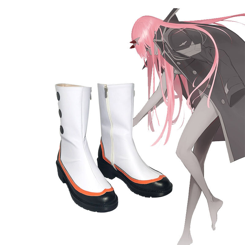 COSZTKHP-zapatos de cosplay de Darling in the franxx para hombre y mujer, botas japonesas de ichigo hiro zero two, talla 35-46, 2019