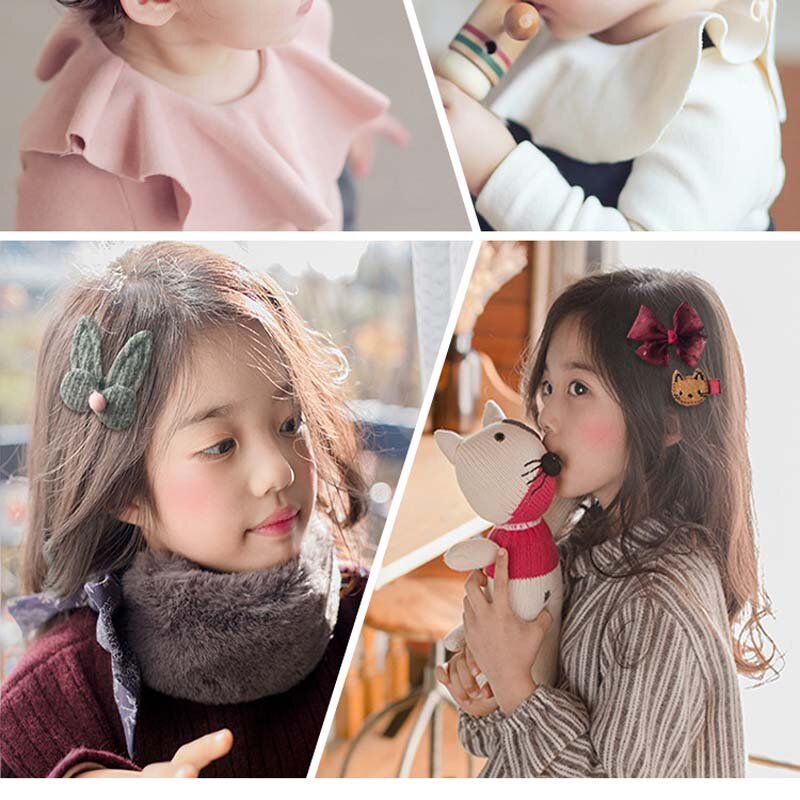 New Hot Children's 18-Piece Girl Hair Accessory Set Hairpin Hair Cover Clip Cartoon Toy Hair Accessories Jewelry Gifts Wholesale