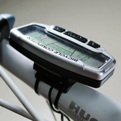SunDing 558A جديد LCD دراجة دراجة الكمبيوتر عداد المسافات عداد السرعة وظائف الضوء