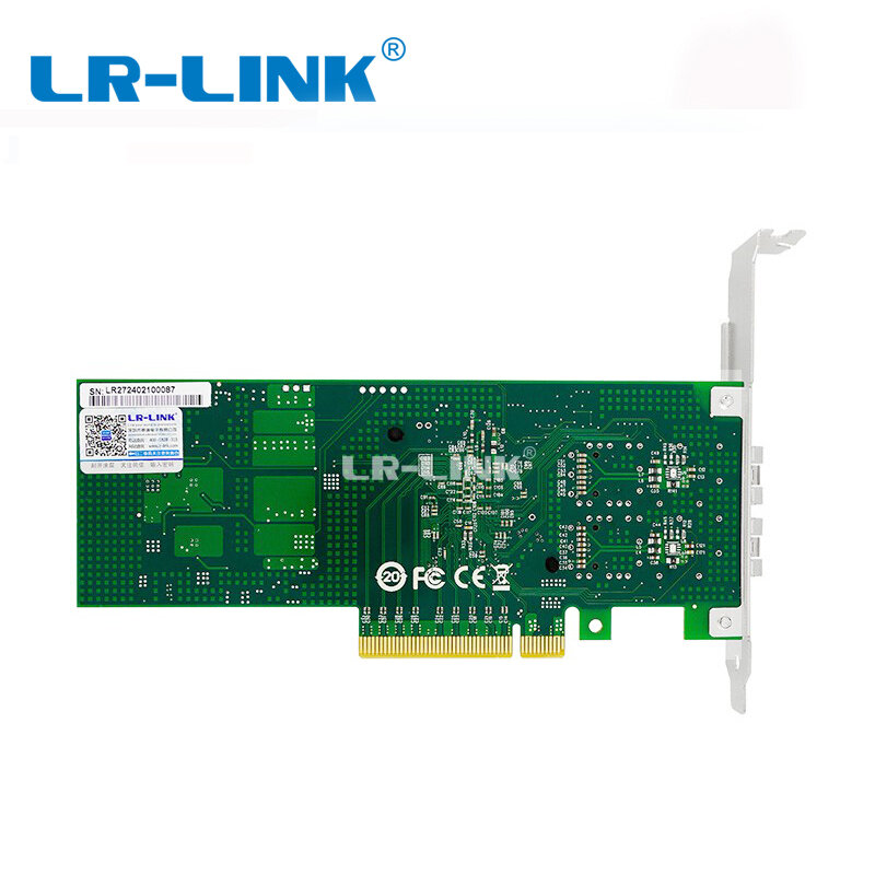 LR-LINK + PCI-E x8 melone ottico del Server della fibra della scheda di interfaccia di rete di 10Gb di ConnectX-3 ottico doppio di PCI-E x8