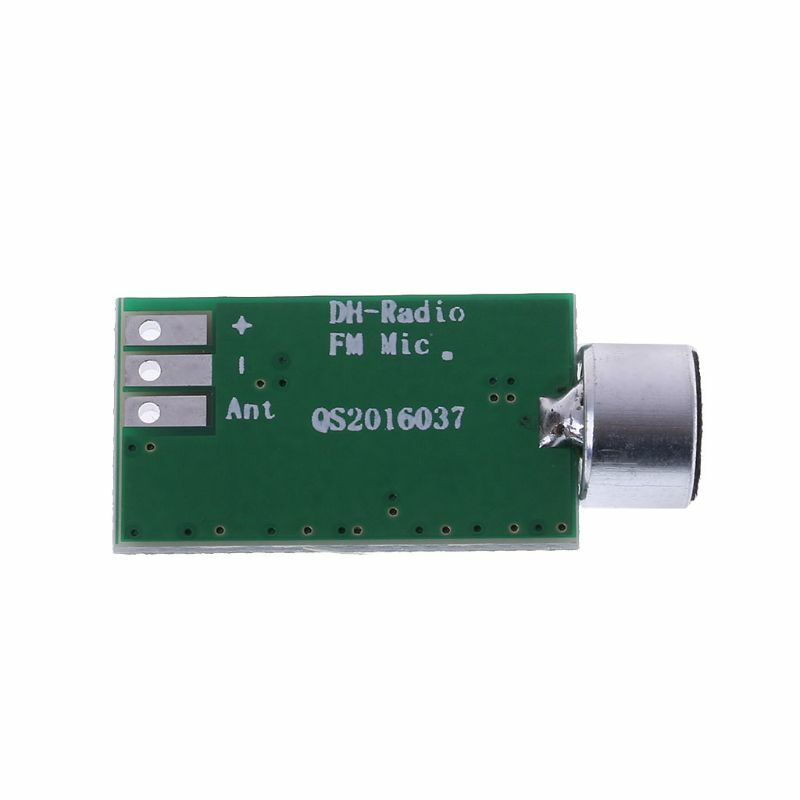 โมดูลเครื่องส่งสัญญาณ 88 MHZ - 108 MHZ 0.7-9 V Mini Bug Wiretap Dictagraph Interceptor MIC V4.0 Core Board mini
