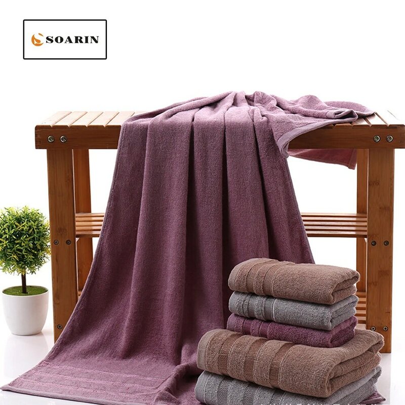 Sofaz toalhas de praia sólidas de fibra de bambu, toalhas para adultos, de viagem, para banho de adultos, toalhas de verão para praia, toalha de bambu