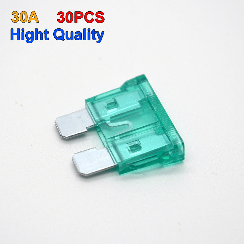 30Pcs/lot High Quality New 30A Fuse Blade Standard for Auto Car Boat Truck