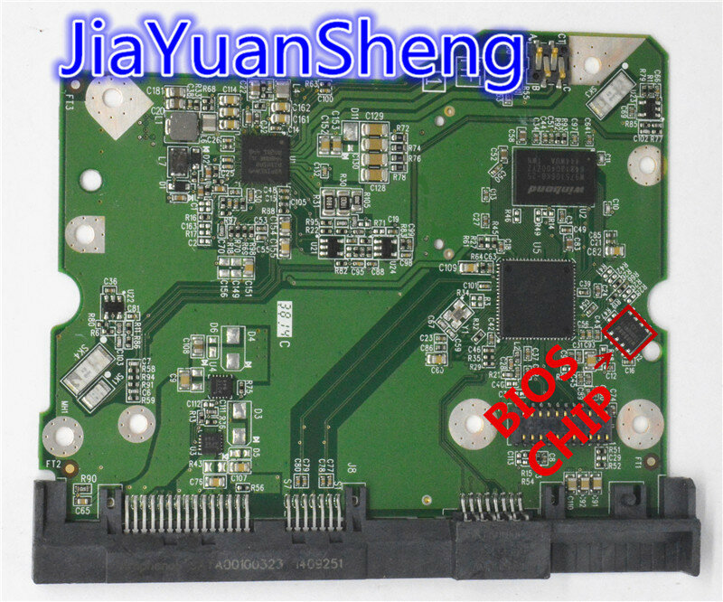 Western Digital hard disk circuit board Number WD60EZRX HDD PCB 2060-800001-002 REV P1 / 800001-902,  800001-202 ,  800001-702