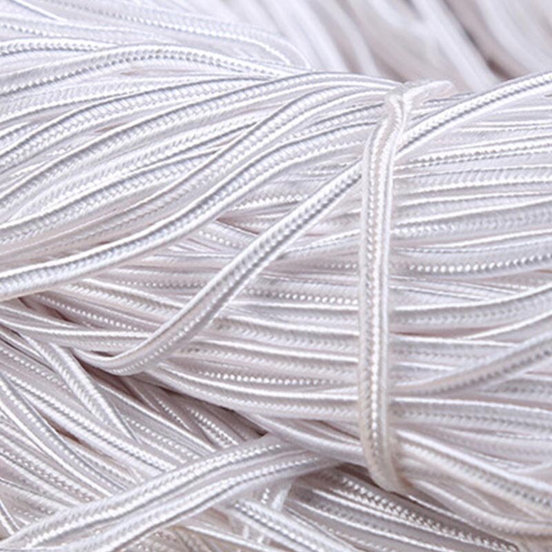 Cordons de fil en nylon pour soutache chinoise, 38 couleurs, 34 yards/lot, 31 mètres, 3mm, pour le ventre de la salle, accessoires exécutifs de bijoux à bricoler soi-même