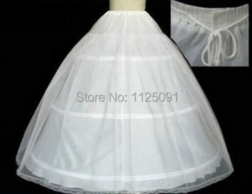 재고 있음 핫 세일 3 후프 볼 가운 뼈 전체 Crinoline Petticoats 웨딩 드레스 웨딩 스커트 액세서리 슬립