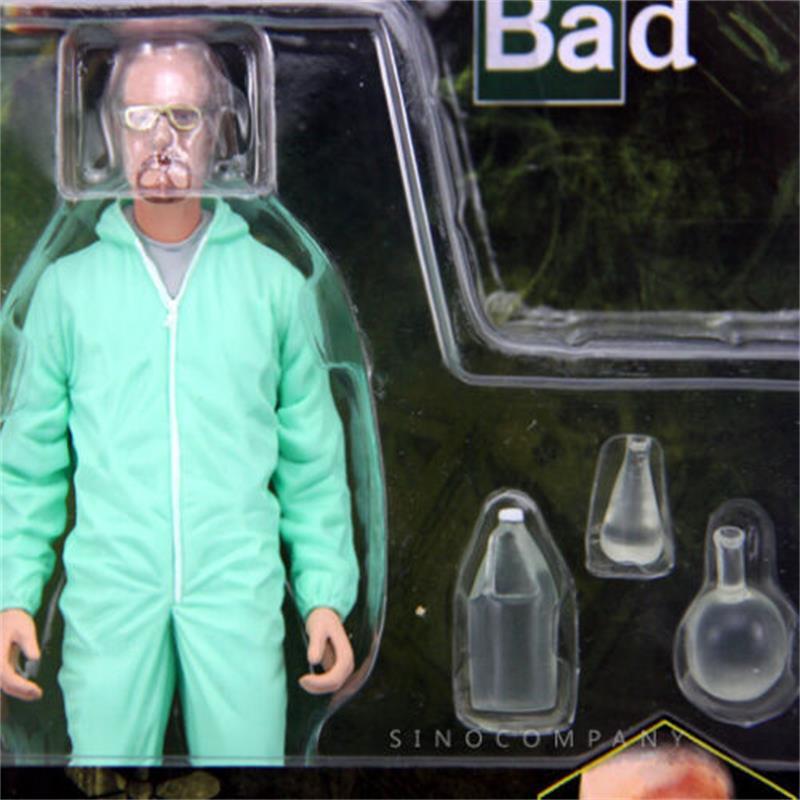 BIXE 1 caja regalo 6 pulgadas Breaking Bad Heisenberg Walter blanco PVC figura de acción coleccionable figura modelo juguete clásico regalo