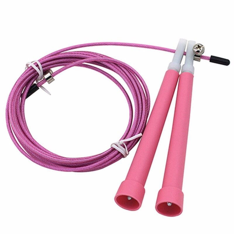 Crossfit fast Jump Rope Skip Speed skipping Ropes with Extra Speed Cable Ball Bearings Home Gym Training