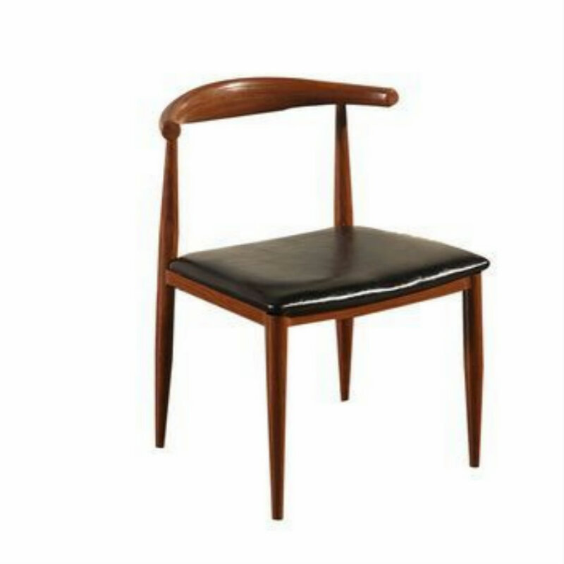 Silla de café marrón de marfil de madera de PU Silla de café negro sillas de café envío gratis