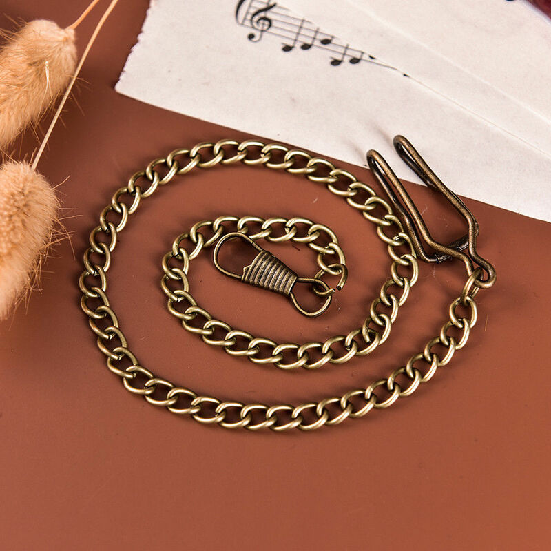 Bronze Alloy Pocket Watch Chains Chain For Antique Quartz  Vintage Pocket Watch